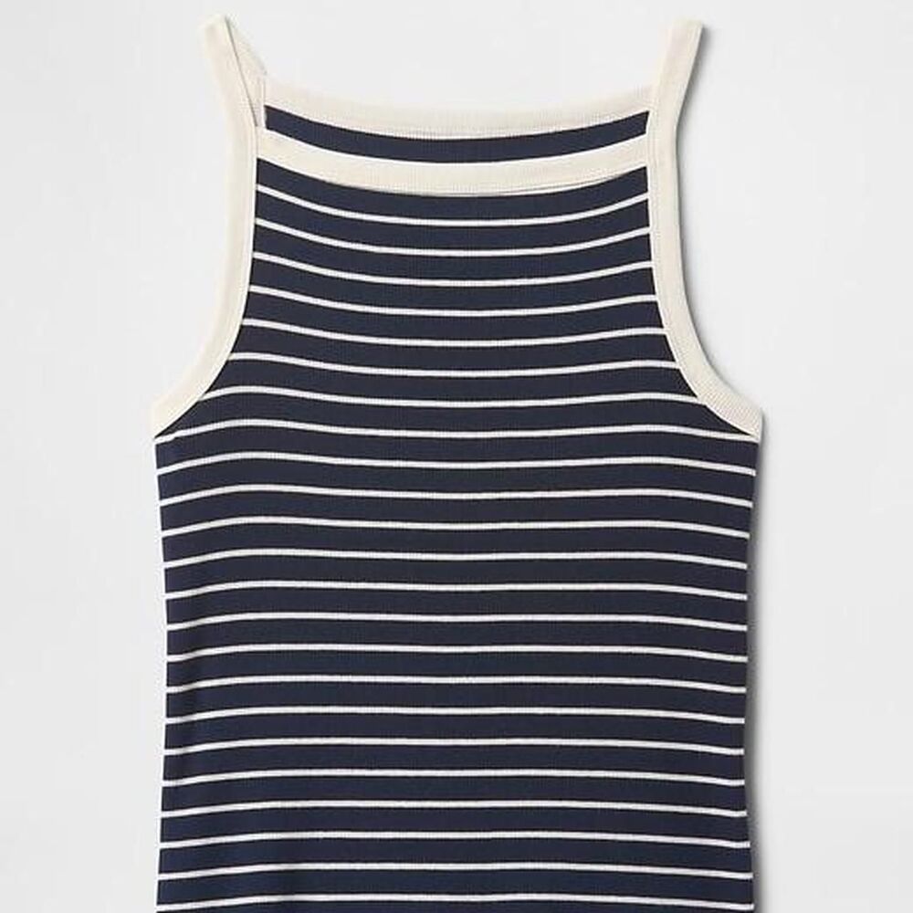 Gap Women's Blue and Navy Vest